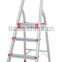 Aluminum EN131 Handrail r extension step tools step ladder welding ladder