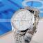 2015 Top Brand Luxury Fashion Metal Strip Three Six-pin Male Table Men Wriatwatch Stainless Steel Quartz Watch Explosion Models