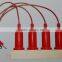 Three-phase metal oxide lighting arrester for protection