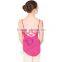 C2040 red leotard child gymnastic leotards for girls spandex gymnastics leotard