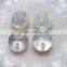 New styles fashionable custom popular resinic button ,glitter button