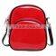 Multifunction candy color PU backpack shape cosmetic bag wtih shoulder strap