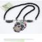 Metal Jewelry Luxurious European and American Fashion Exaggerated Skull Acrylic Necklace for Ladies