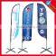 Durable Screen Printing Promotional Teardrop Banner