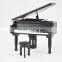 Wood Piano Shaped Music Box