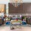 European New Classic Italian Chesterfield Design Fabric Sofa Set AL033