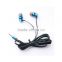 omni-tech metal earphone with good sound quality sport earphone and stereo earphone for mp3 player