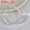Wholesale 925 Sliver African Hoop Earring