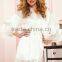 High quality satin lace wedding bridal bathrobe spa robe