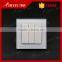 China Manufacturer Wholesale crystal glass LED light wall switch for home