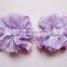 Baby Girl Shabby Flower Elastic Barefoot Sandals Gift with diamond Solid color shoes