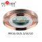 Crystal flat spotlight indoor lighting round ceiling light downlight led MR16 GU5.3 house decoration side lighting