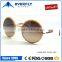 Top Quality Round Metal With Acetate Sunglasses in Sheet Design Eyewear 2016 Sun Glasses Quality Choice