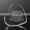 heart shaped laser crystal gift for girlfriend