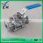 food grade Stainless steel 316L 0.75 inch ball valve