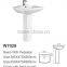  china suplier ceramic pedestal wash basin