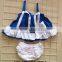 Girls Boutique Clothing Newborn Baby Girls Swing Top Bloomer Set Kids Frock Designs Pictures