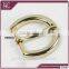 High quality D ring belt buckle gold metal pin belt buckle for coat/leather/bags