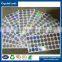 Embossed 3D effect anti-counterfeiting hologram label