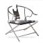 Stainless Steel folding arm chair