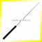 one piece solid glass fiber ice fishing rod with EVA handle