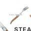 Laguiole Decorate Bee Color Wood Handle Stainless Steel Steak Knife And Fork