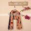 Wholesale bird pattern voile scarf