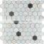 Glass&marble Mosaic Design, Hexagonal Series new mosaic (SP220)