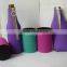 Beer Bottle Cooler/Drink Cooler Sleeve/ 100 Pure Color Foldable Neoprene Wedding Party Beer Can Cooler Cheap