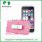 PC+Silicon Smartphone Support clip Anti-throw hybrid cell phone combo case 8 colors for iphone 6 / 5 / 4