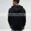 Daijun OEM Drawstring 100% Cotton Black Silk-screen Logo Men Pullover Oversized Hoodie