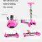 2015 popular adult scooter with CE 3 wheel folding manual pedal push 120/80mm kids kick scooter/kick scooter wholesalers