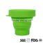 BPA Free Collapsible Portable Travel Camping Cup Outdoor Silicone Cup
