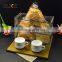 simple transparent high quality acrylic cake box