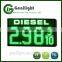 High Quality Custom-made 18'' LED acrylic Gas Price Sign