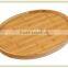 Egg Shape Ellipse Bamboo-made Sushi Tray