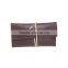 Boshiho brown nappa cowhide tobacco leather case pouches