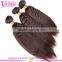 Wholesale grade 7a mongolian kinky straight hair virgin kinky straight braiding hair
