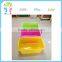 Different sizes and shapes colorful with lid high quality storage box with wheels