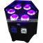 Three Years Warranty Rechargeable Uplight Wireless Battery Powered Par Can 6in1 RGBWA+UV 6x18w LED Par Light