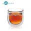 300ml china supplier hot sell borosil double wall unique wine glasses