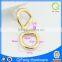 metal D ring d-ring shoe eyelet iron metarial bag hardware