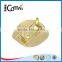 New Design Shiny Gold Metal Logo For Handbag