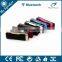 D808 fashionable high capacity 4000mah power bank bluetooth speaker