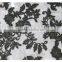 Latest modern black beads embroidery textile fabric for cloths or dress