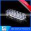 wholesale fasional plastic makeup storage with divided cosmetic box