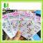Custom design free samples shining diamond mobile sticker