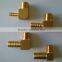 brass hydraulic L type garden hose fitting/hose barb pipe fitting