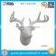 Wall Decoration White Ceramic Deer Head Figurine
