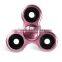 Hot sale Tri Spinner Toy Fidget Spinner Aluminum Wiredrawing Metal Hand Spinner Wind Matte Spinner